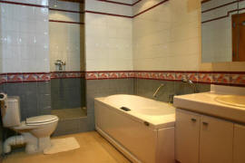Chardon master bedroom bathroom