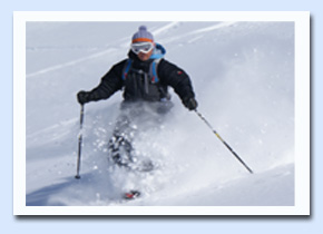 private off piste tuition in tignes
