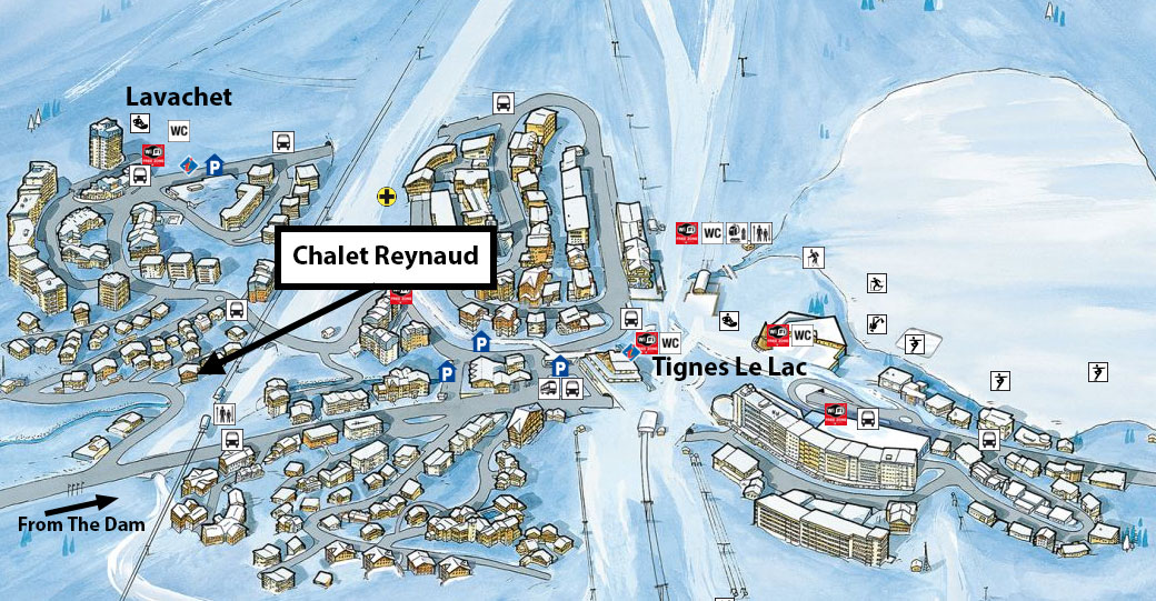 3 Chalet Reynaud Location Map